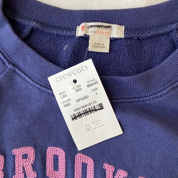 J. Crew Girls' graphic crewneck sweatshirt* - Picture 3 of 4